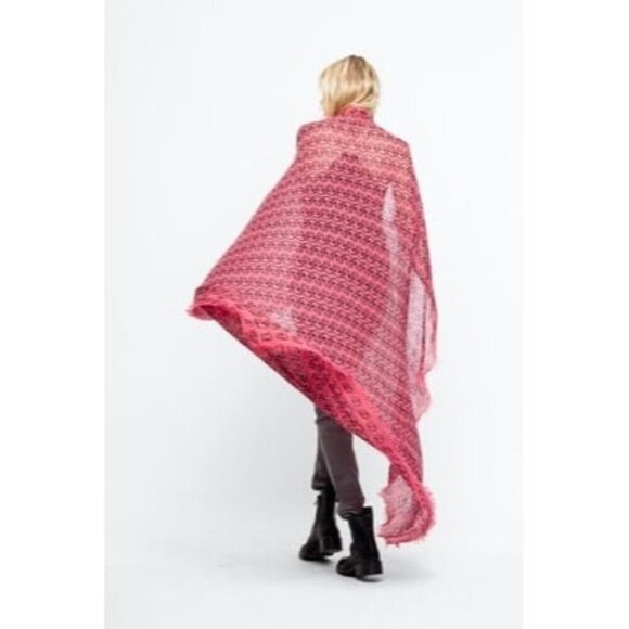 Zadig & Voltaire skull scarf in red - Picture 5 of 5